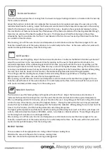 Предварительный просмотр 13 страницы Omega OBO676X Operating And Installation Instructions