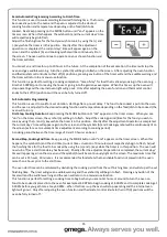 Предварительный просмотр 15 страницы Omega OBO676X Operating And Installation Instructions