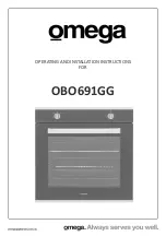 Omega OBO691GG Operating And Installation Instructions preview