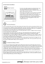 Preview for 12 page of Omega OBO691GG Operating And Installation Instructions