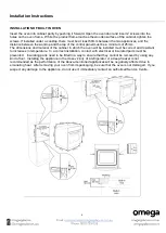 Preview for 7 page of Omega OBO691TGG Instruction Manual