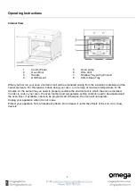 Preview for 8 page of Omega OBO691TGG Instruction Manual