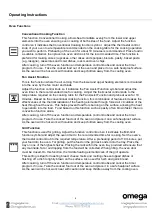 Предварительный просмотр 11 страницы Omega OBO691TGG Instruction Manual