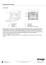 Preview for 9 page of Omega OBO694XB Instruction Manual