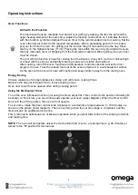 Preview for 12 page of Omega OBO694XB Instruction Manual