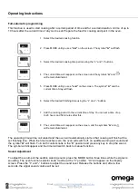 Предварительный просмотр 11 страницы Omega OBO698PXB Instruction Manual