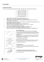 Предварительный просмотр 12 страницы Omega OBO698PXB Instruction Manual