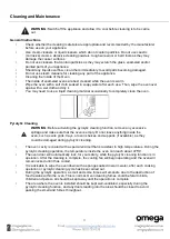 Предварительный просмотр 14 страницы Omega OBO698PXB Instruction Manual