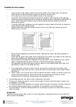 Предварительный просмотр 9 страницы Omega OBO758X Instruction Manual