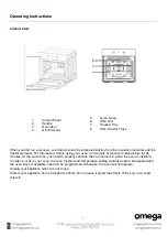 Preview for 10 page of Omega OBO758X Instruction Manual