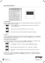 Preview for 13 page of Omega OBO888B Instruction Manual