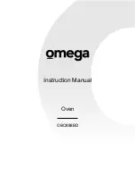 Preview for 1 page of Omega OBO888BD Instruction Manual