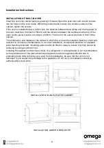 Предварительный просмотр 9 страницы Omega OBO960X Instruction Manual