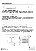 Preview for 8 page of Omega OBO960X1 Instruction Manual