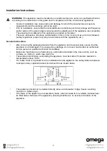 Предварительный просмотр 5 страницы Omega OC64KB Instruction Manual