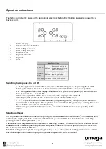 Preview for 8 page of Omega OC64TB Instruction Manual