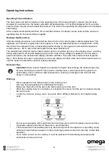 Предварительный просмотр 11 страницы Omega OC64TB Instruction Manual