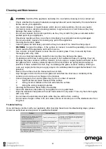 Предварительный просмотр 12 страницы Omega OC64TB Instruction Manual