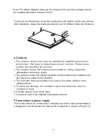 Preview for 4 page of Omega OC70TZ Instruction Manual