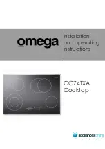 Preview for 1 page of Omega OC74TXA Installation And Operating Instructions Manual