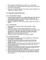 Preview for 5 page of Omega OC90TZ Instruction Manual / Installation Manual