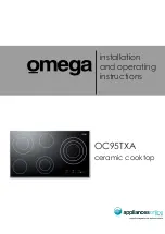 Preview for 1 page of Omega OC95TXA Installation And Operating Instructions Manual