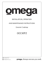 Preview for 1 page of Omega OCC30TZ Installation, Operation And Maintenance Instructions