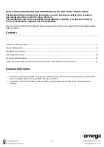 Предварительный просмотр 3 страницы Omega OCC32KZ Instruction Manual