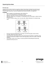 Предварительный просмотр 9 страницы Omega OCC64KZCOM Instruction Manual