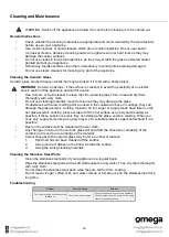 Preview for 10 page of Omega OCC64KZCOM Instruction Manual