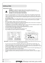 Preview for 7 page of Omega OCC64TZTGG Instruction Manual