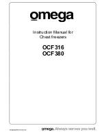 Preview for 1 page of Omega OCF316 Instruction Manual