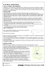 Preview for 8 page of Omega OCG60X Installation, Operation And Maintenance Instructions