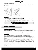 Preview for 7 page of Omega OCG61X Installation, Operation & Maintenance Instructions Manual