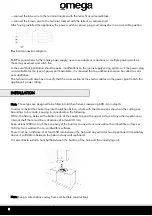 Preview for 8 page of Omega OCG61XA Installation, Operation & Maintenance Instructions Manual