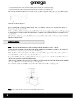 Предварительный просмотр 8 страницы Omega OCG62X Installation, Operation & Maintenance Instructions Manual