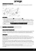 Предварительный просмотр 7 страницы Omega OCG62XA Installation, Operation & Maintenance Instructions Manual