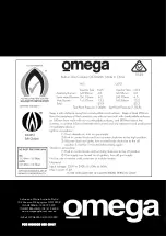 Preview for 12 page of Omega OCG62XA Installation, Operation & Maintenance Instructions Manual