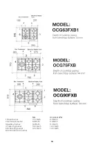 Preview for 11 page of Omega OCG63FXB1 Instructions For The Installation And Use