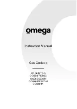 Preview for 1 page of Omega OCG64XTGG Instruction Manual