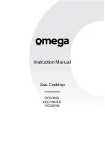 Preview for 1 page of Omega OCG705X Instruction Manual