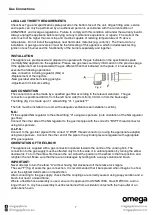 Предварительный просмотр 7 страницы Omega OCG705X Instruction Manual