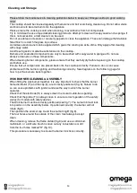 Preview for 13 page of Omega OCG705X Instruction Manual