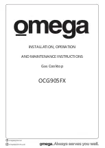 Предварительный просмотр 1 страницы Omega OCG905FX Installation, Operation And Maintenance Instructions