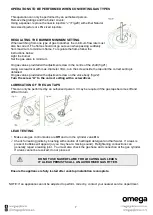 Предварительный просмотр 7 страницы Omega OCG905X Instruction Manual