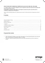 Предварительный просмотр 3 страницы Omega OCI32Z Instruction Manual