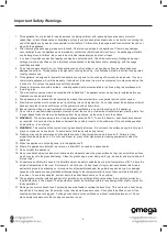 Предварительный просмотр 4 страницы Omega OCI32Z Instruction Manual