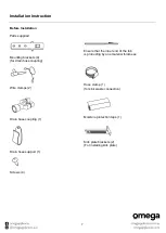 Предварительный просмотр 7 страницы Omega ODD614XBLACK Instruction Manual