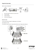 Preview for 20 page of Omega ODD614XBLACK Instruction Manual