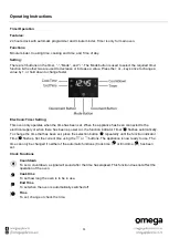 Preview for 11 page of Omega ODO684XTGG Instruction Manual